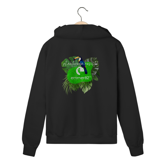 Moletom prime com ziper Linha A Natureza Resiste