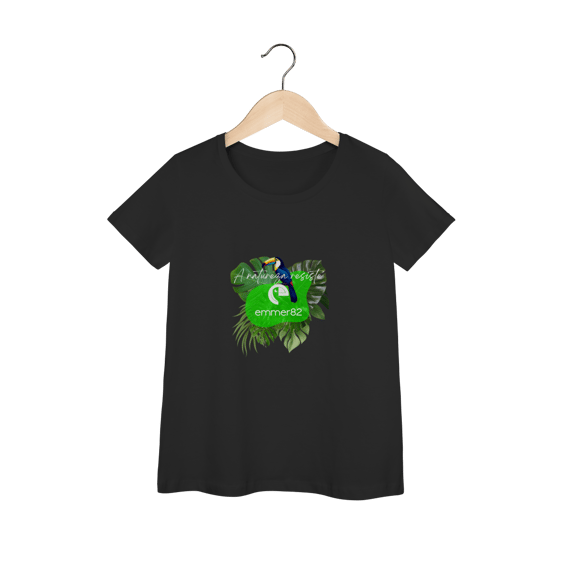 Camiseta baby long prime Linha A Natureza Resiste