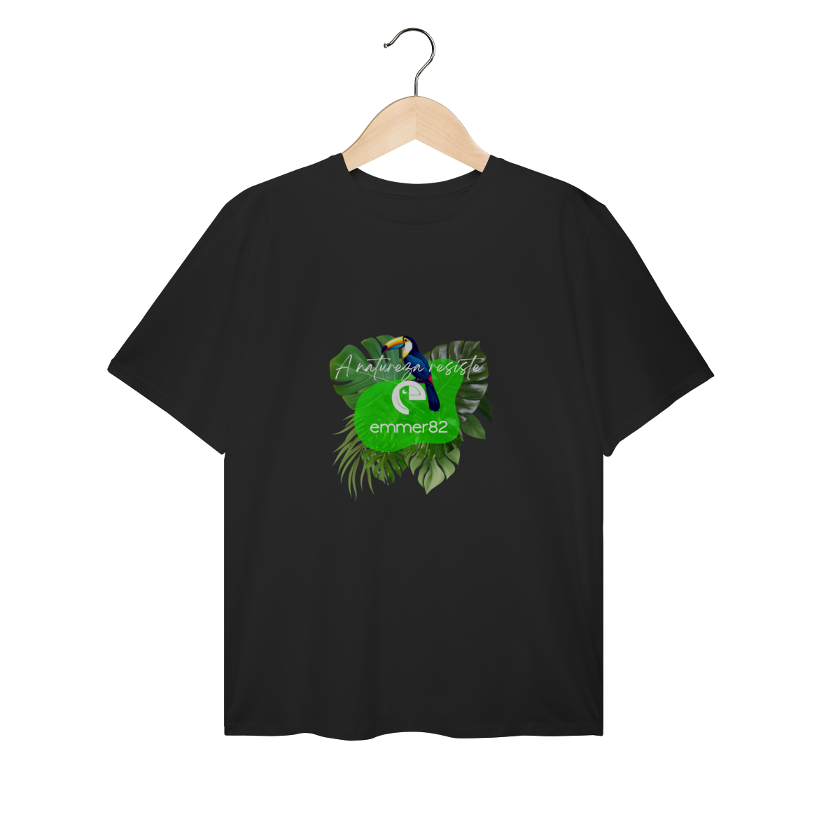 Nome do produto: T-shirt plus size Linha A Natureza Resiste