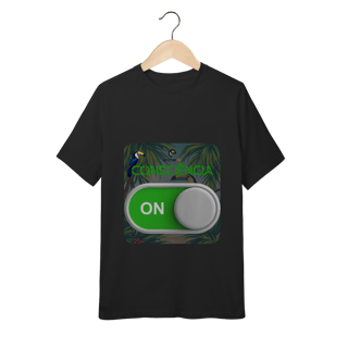 Nome do produto T-shirt quality infantil (10 a 14 anos) linha consciência ON