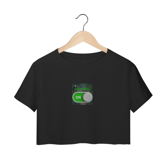 Camisa cropped linha consciência ON