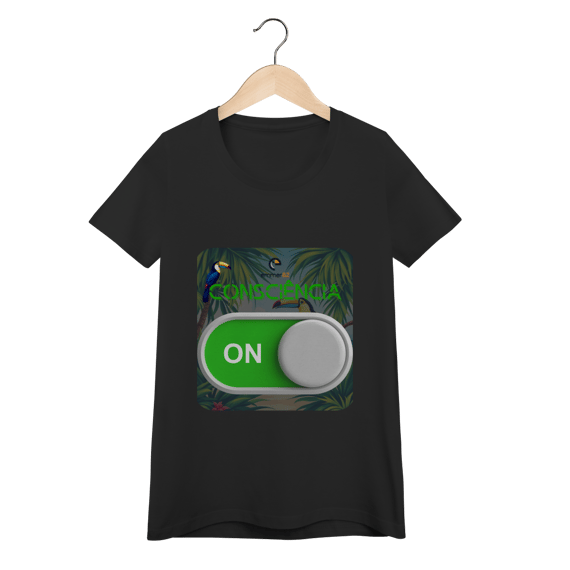 Camiseta baby long quality linha consciência ON