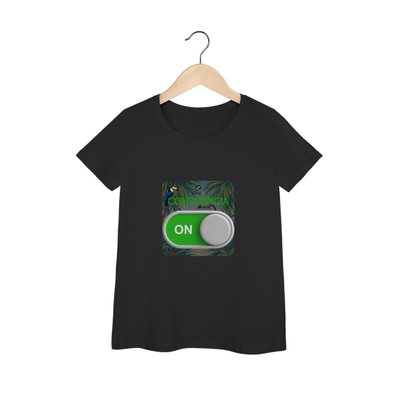 Camiseta baby long prime linha consciência ON