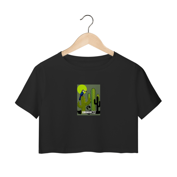 Camisa cropped linha o sertão vive