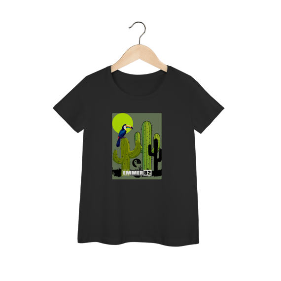 Camiseta baby long prime linha o sertão vive