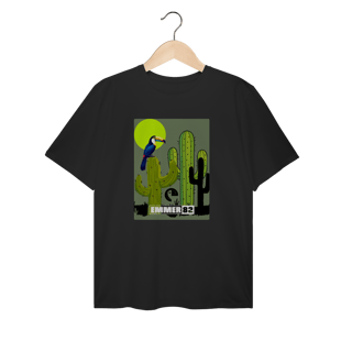 T-shirt plus size linha o sertão vive