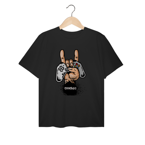 Streetwear t-shirt plus size linha hang loose.