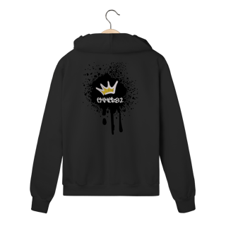 Nome do produto Street wear moletom prime com zíper linha Grafite Splash