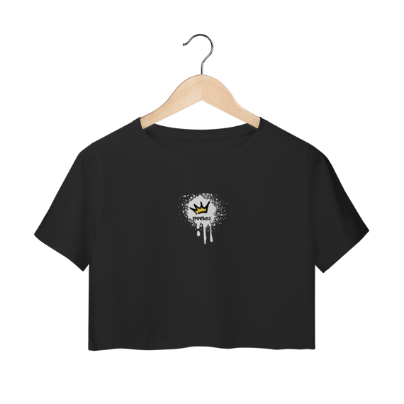 Streetwear camisa cropped linha grafite splash II