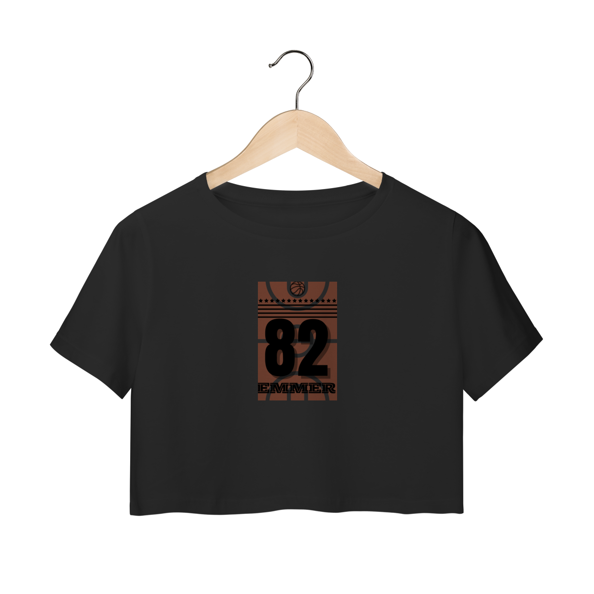 Nome do produto: Streetwear camisa cropped linha Basketball 82