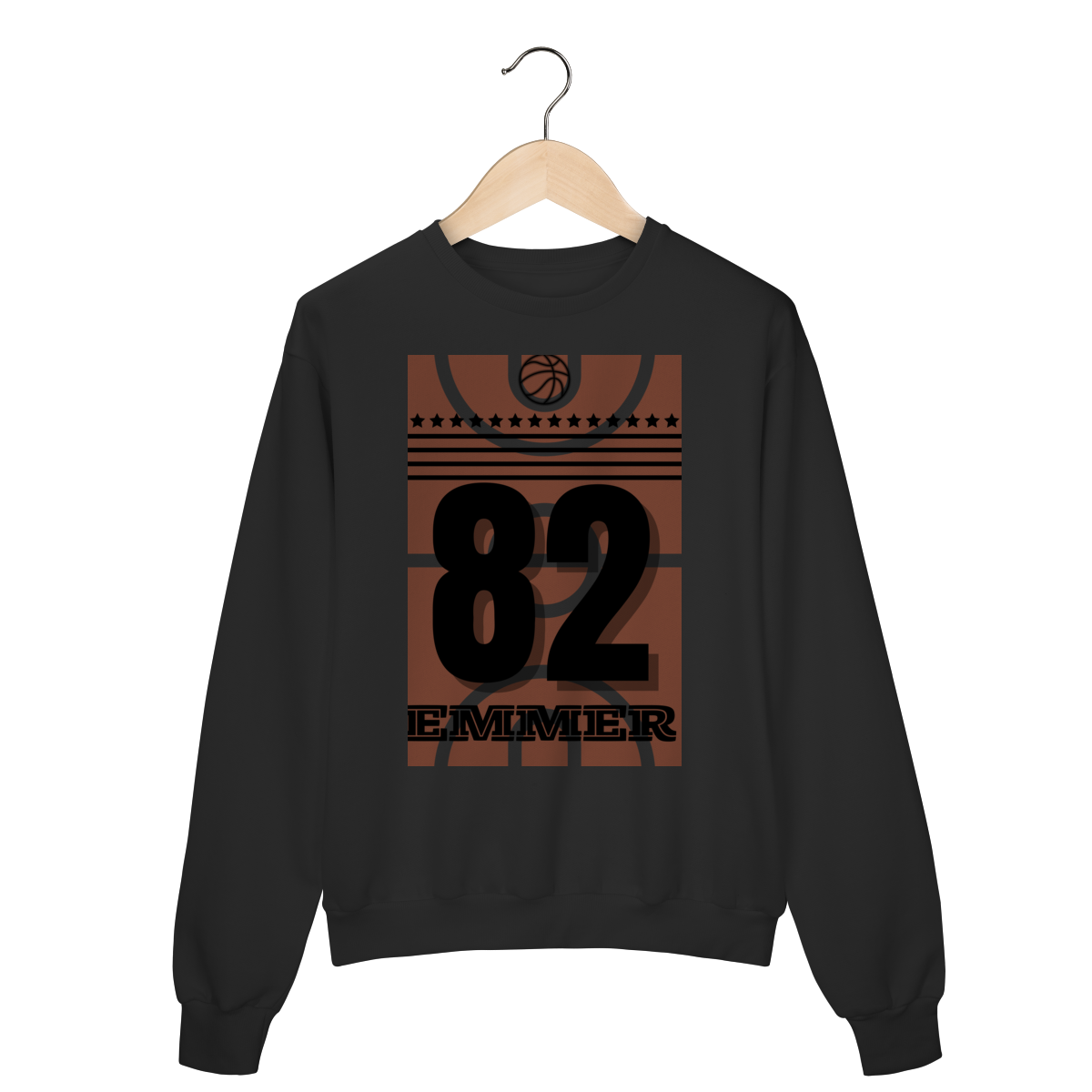 Nome do produto: Streetwear moletom prime fechado linha Basketball 82