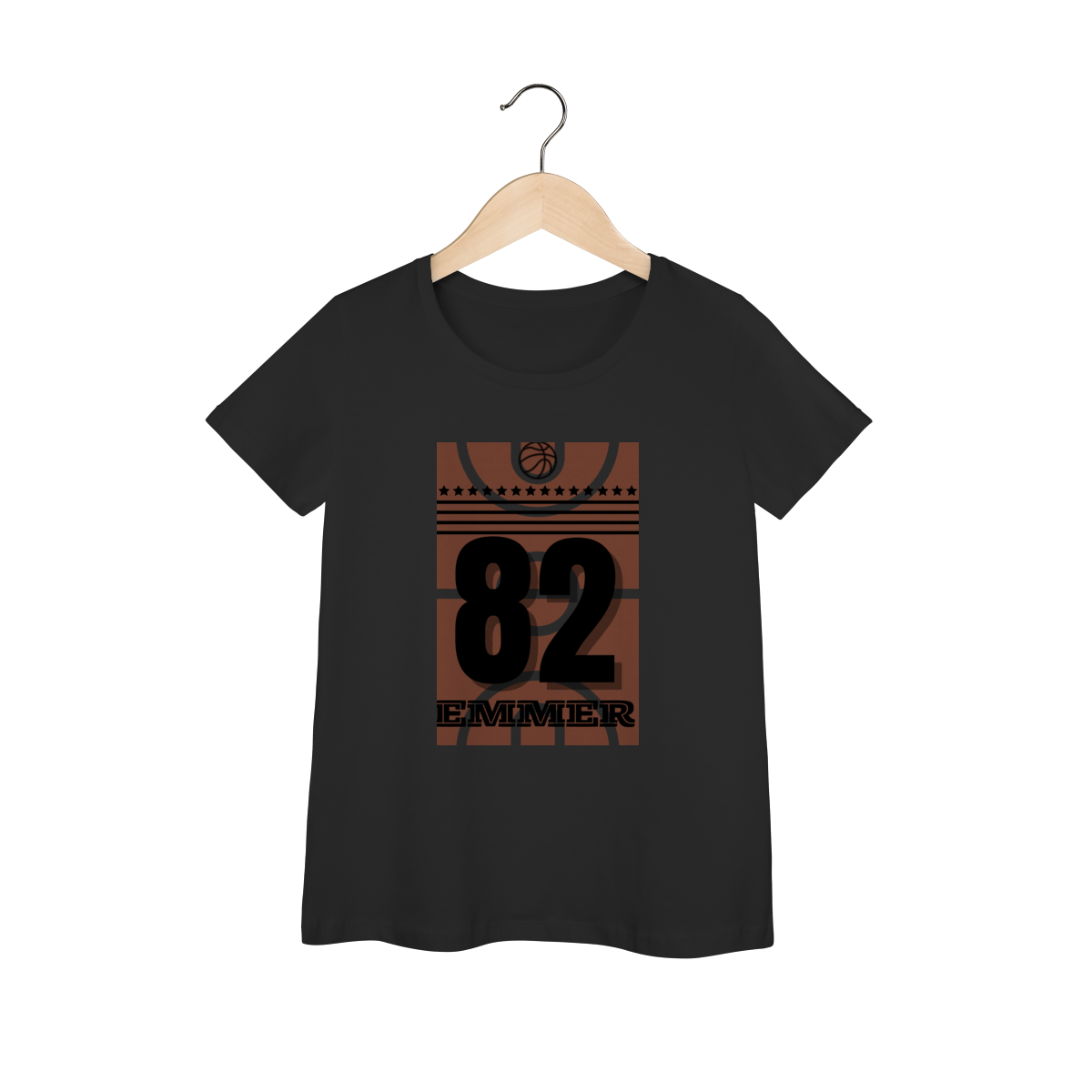 Nome do produto: Streetwear camiseta baby long prime linha Basketball 82