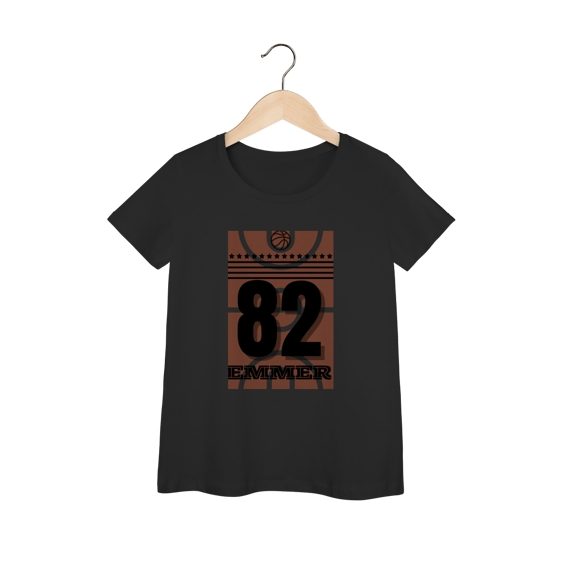Streetwear camiseta baby long prime linha Basketball 82