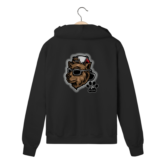 Streetwear moletom prime com zíper linha Streetwear Dogglass
