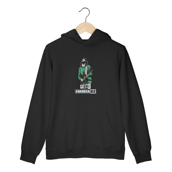 Streetwear moletom prime canguru linha rock and roll