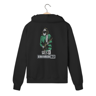 Nome do produto Streetwear moletom prime com zíper linha rock and roll