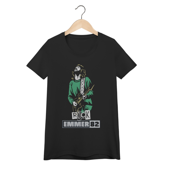 Streetwear camiseta baby long quality linha rock and roll