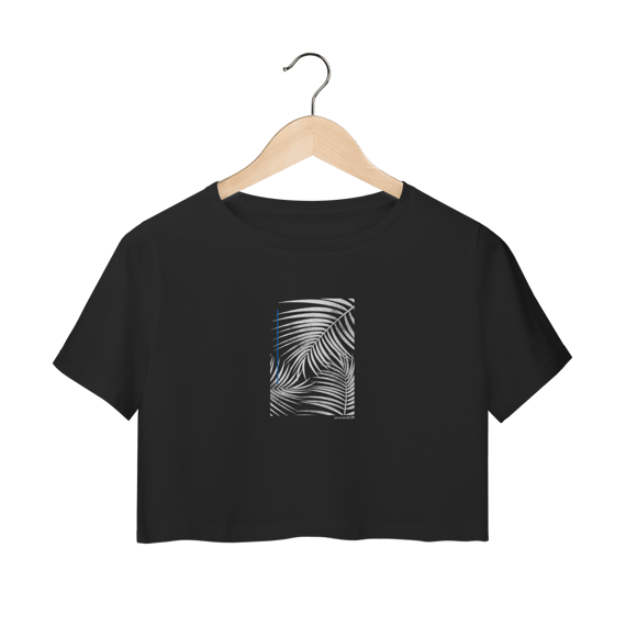 Camisa cropped Coleção Identidade Eco II – Estampa Branca