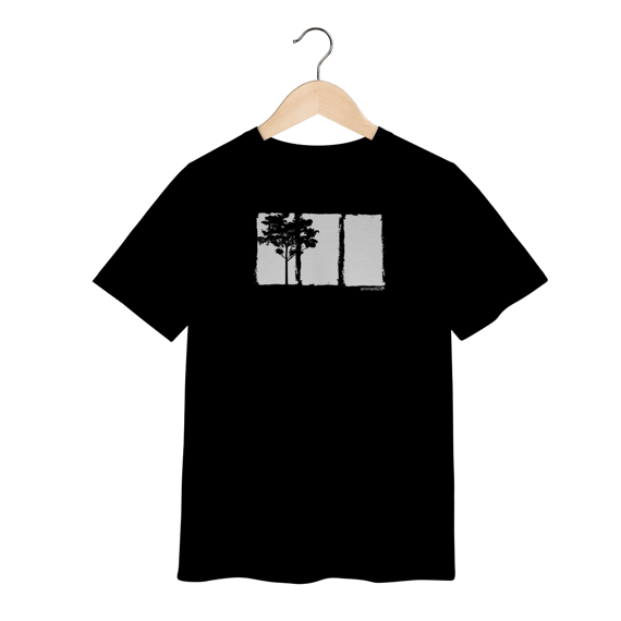 T-shirt Quality Infantil (2 a 8 anos) – coleção Identidade ECO VI / estampa branca