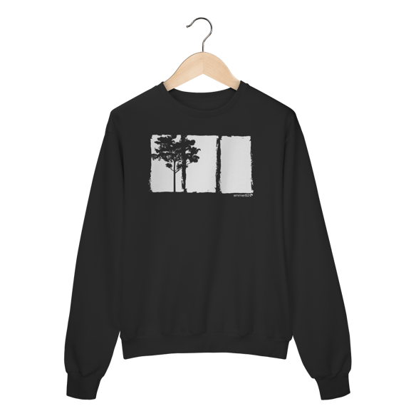 Moletom Prime Fechado – coleção Identidade ECO VI / estampa branca