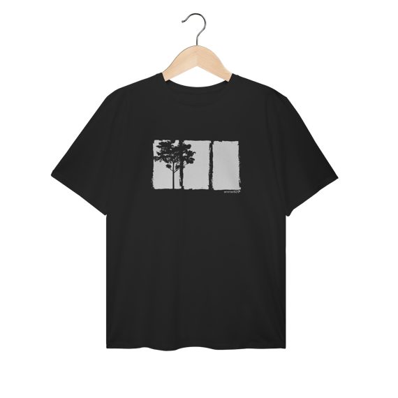 T-shirt Plus Size  – coleção Identidade ECO VI / estampa branca