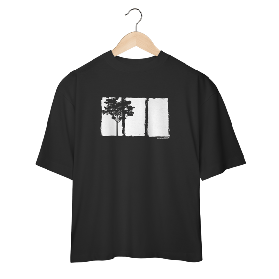 Camiseta Oversized – coleção Identidade ECO VI / estampa branca