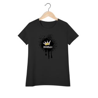 Nome do produto Street wear camiseta baby long pima linha Grafite Splash