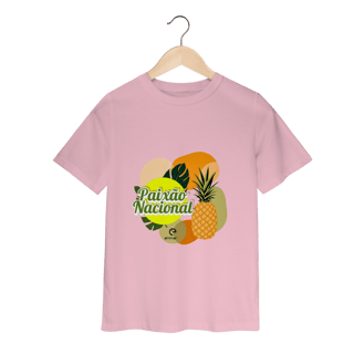 Nome do produto T-shirt classic infantil linha paixão nacional - abacaxi