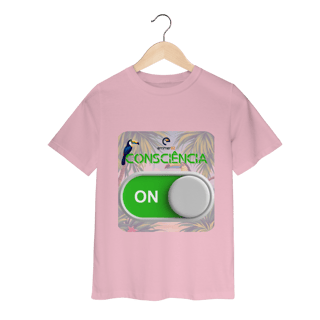 Nome do produto T-shirt classic infantil linha consciência ON