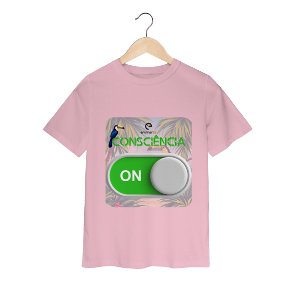T-shirt classic infantil linha consciência ON