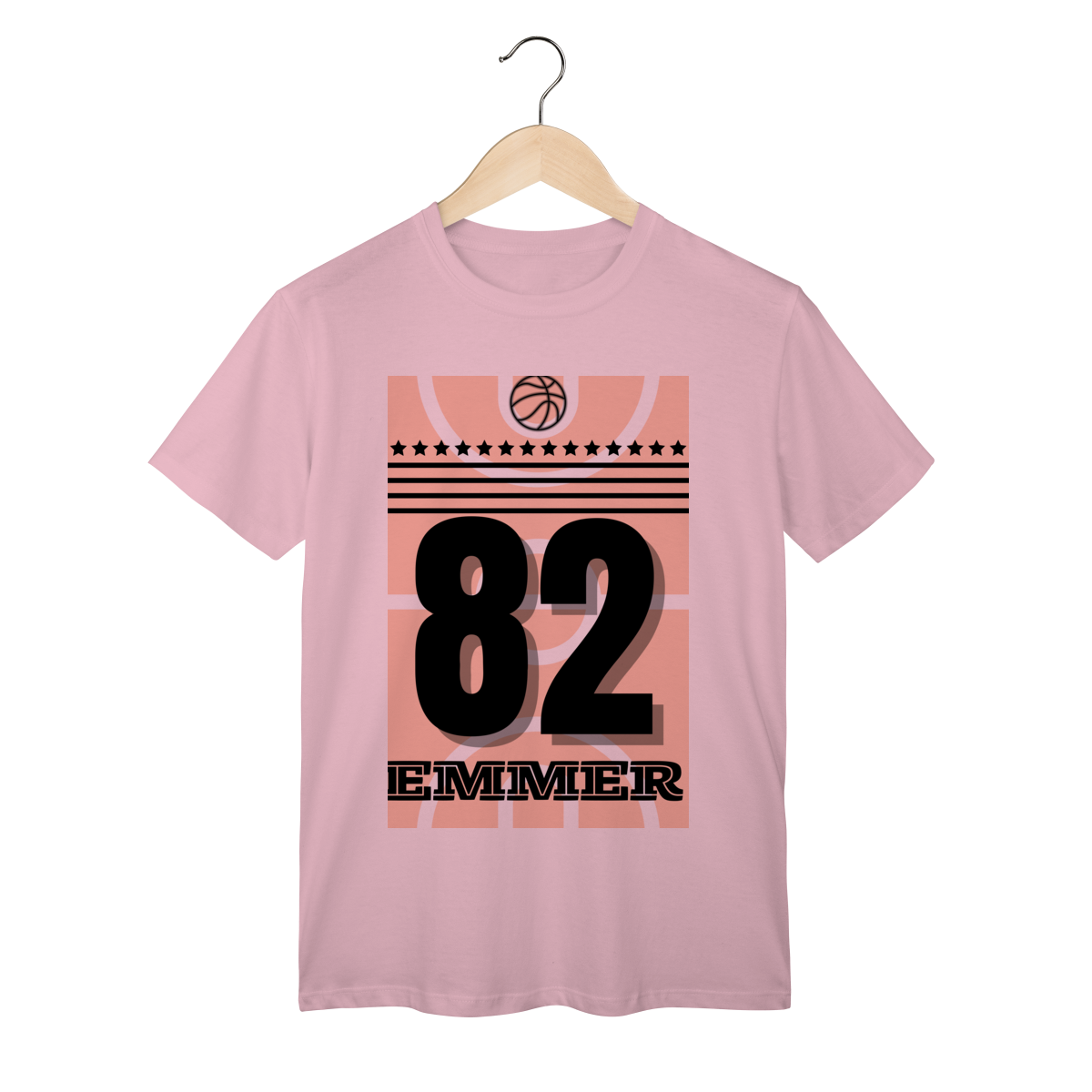 Nome do produto: Streetwear t-shirt classic linha Basketball 82