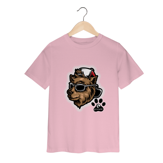 Streetwear t-shirt classic infantil linha dogglass