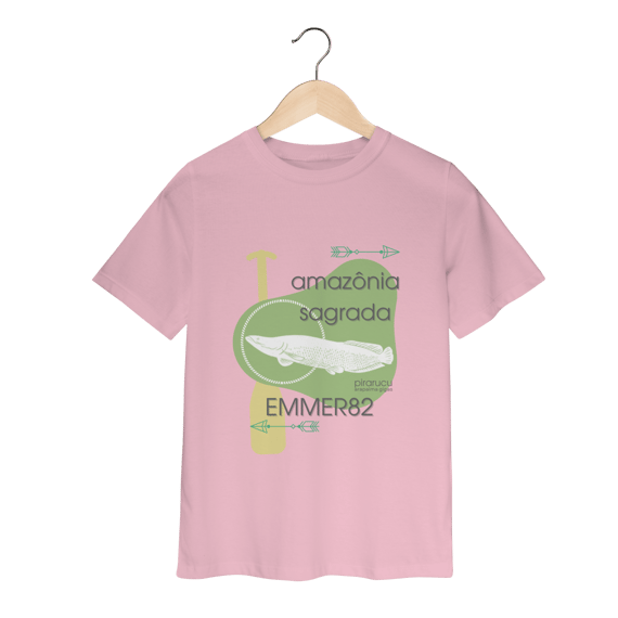 T-shirt classic infantil Linha Amazônia Sagrada – Pirarucu II