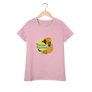 Nome do produto Camiseta baby long pima linha paixão nacional - abacaxi