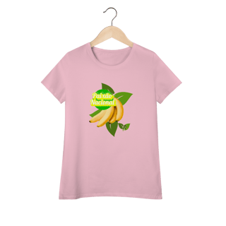 Nome do produto Camiseta baby long pima  linha paixão nacional - banana