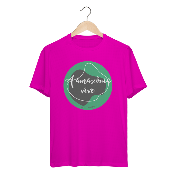 Camiseta sport dry uv linha a Amazônia Vive