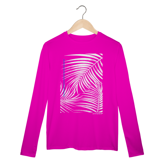 Camisa manga longa sport dry uv Coleção Identidade Eco II – Estampa Branca