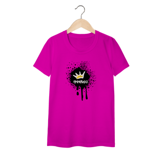 Nome do produto Street wear camiseta baby long classic  linha Grafite Splash