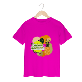 Nome do produto T-shirt classic infantil linha paixão nacional - abacaxi