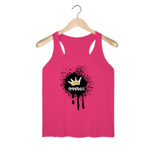 Nome do produto Street wear regata feminina sport dry uv linha Grafite Splash