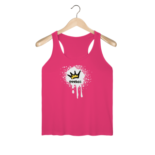 Nome do produto Streetwear regata feminina sport dry uv linha grafite splash II