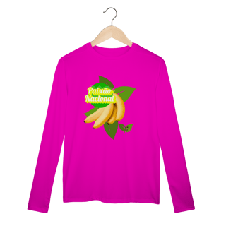 Nome do produto Camisa manga longa sport dry uv linha paixão nacional - banana