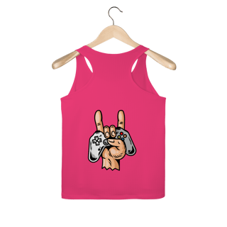 Nome do produto Street wear regata feminina sport dry uv linha hang loose - estampa posterior