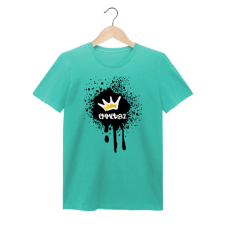 Nome do produto Street wear camiseta baby long estonada linha Grafite Splash