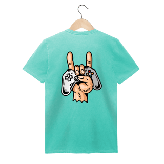 Nome do produto Streetwear camiseta baby long estonada linha hang loose - estampa posterior