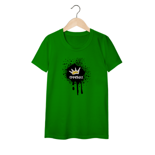 Nome do produto Street wear camiseta baby long classic  linha Grafite Splash