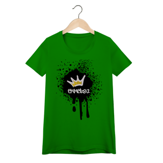 Nome do produto Street wear camiseta baby long quality linha Grafite Splash