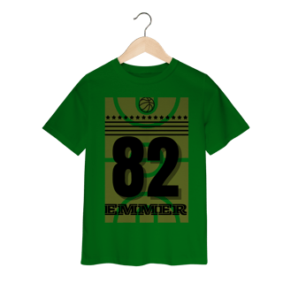 Nome do produto Streetwear t-shirt classic infantil linha Basketball 82