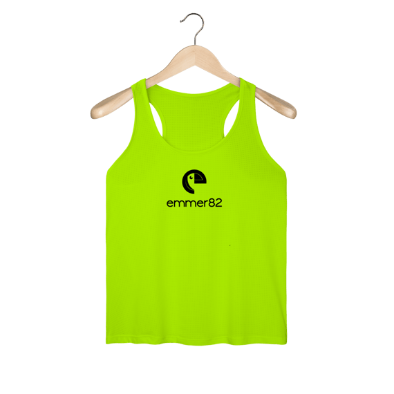 Regata feminina sport dry uv linha new age II estampa preta