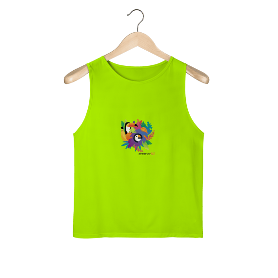 Regata masculina sport dry uv linha tropicano